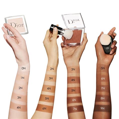 dior powder-no-powder swatches|Dior Backstage Face & Body Foundation.